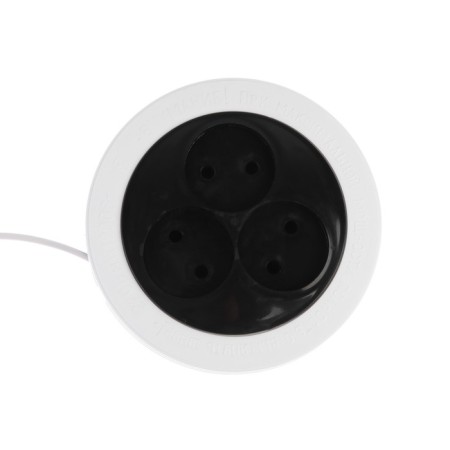 Extension cord 3 rosettes, 5 m, 6 A, 1300 W, SHVVP 2x0.5 mm2, without salary-3
