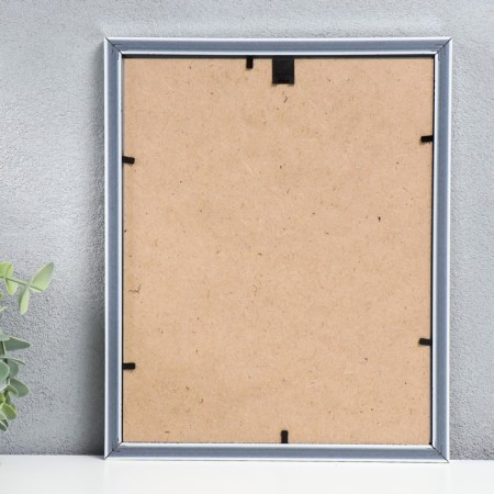 Photo frame Plastic "Gallery" 20x25 cm silver (plastic screen)-3