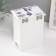Casket Wood 3 box "Vase with lavender" 6.5x9x12 cm