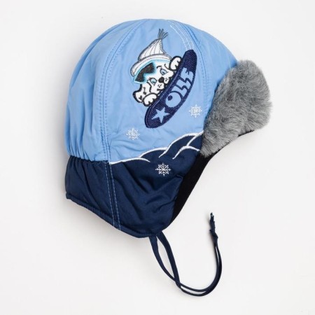 Ricky-Bord hat for a boy, blue color, size 48