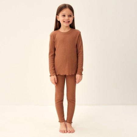 Pajama Children's SL Home P 38 (146-152), coffee-1