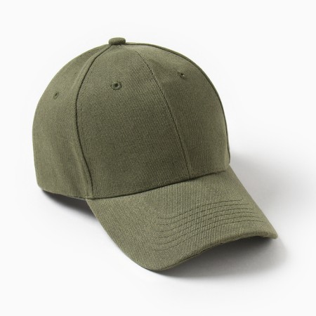 Baseball cap, dark green color, size 56-58