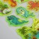 Silicon sticker on the glass phosphorus "resort" 20x16 cm