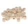 Beads wooden cubes 10x10 mm (set 40 pcs) without coating