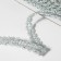 Decorative braid, 10 mm, 10 ± 1 m, silver color