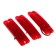 Gabarit lantern 18 diode LED, red, 12 - 24 V, 100 mm, 4372