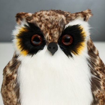 Fluffy "Owl" 10.5 x 8 x 15.5 cm-4