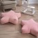 Decorative pillow "Stars", size 55x55x12 cm, light pink color