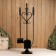 Fireplace set "Count" 20x20x92 cm