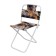 Folding stool, T-shaped, steel, d = 16x1 mm, 500x380 mm