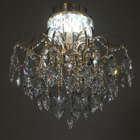 Caust "Irina" 5x60W E14+18W LED PDD Gold 48x48x52cm SVK-2