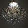 Caust "Irina" 5x60W E14+18W LED PDD Gold 48x48x52cm SVK