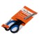 Chancellery scissors 19.3 cm, plastic handles with rubber inserts, mix