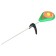 Winter fishing rod "balalaika" Us-2 whip polycarbonate, color green