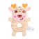 Developing rattle "deer", yellow color