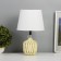 Table lamp "desire" 1x40W E14 yellow 20x20x33cm