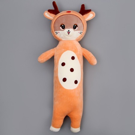 Soft toy "cat" in a deer costume, 90 cm