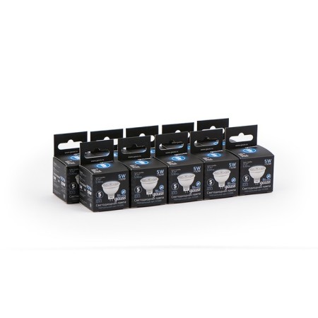 LED LED Black 5W MR16 4100K Neutr. Bel. GU5.3 530LM GAUSS 101505205-2