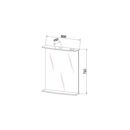 Sanflor mirror "Sophie 65"-2