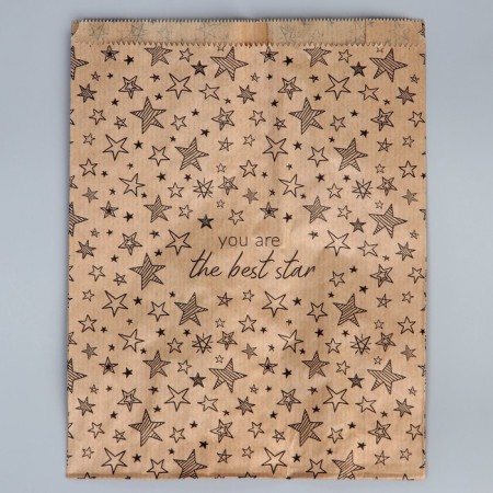 Package package, packaging, crafting, “stars” 20 x 24 x 6 cm without a window-2