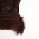 Gloves are female, dimensionless, without insulation, brown color