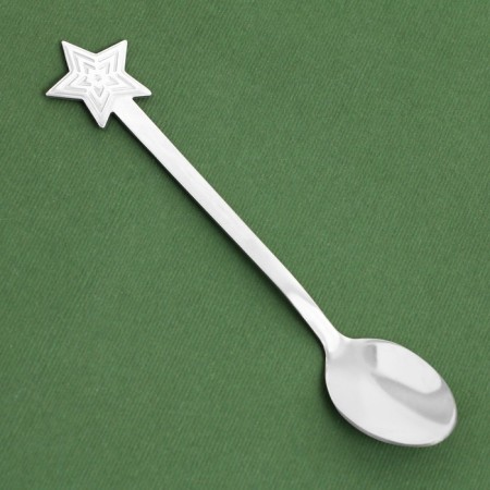 A set of spoons "Happiness and Good luck", 4 pcs., 12.8 x 2.3 cm, 12.8 x 1.9 cm-8