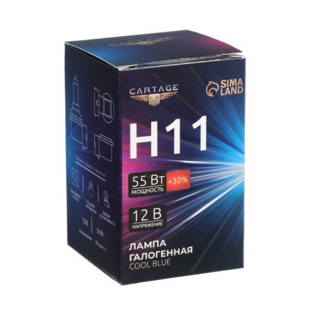 Hague lamp Cartage Cool Blue H11, 12 V, 55 W +30%-2