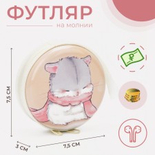 Case for coins/headphones with lightning, white color