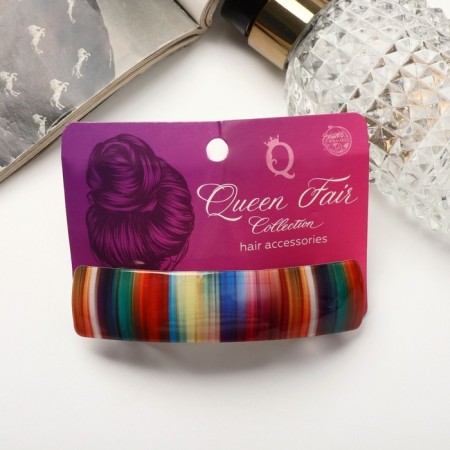 Hair hairpin "gradient" straight, 10.5 cm, mix-5