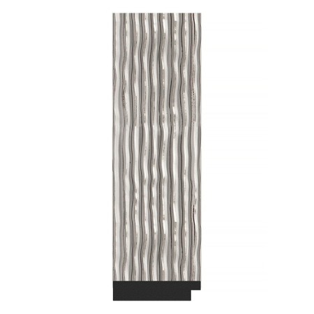 Mirror in the baguette frame, a wave of chrome 90 mm, 56x76 cm-2