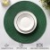 Set of serving napkins on the table "loft", 4 pcs, d = 38 cm, green color