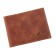 Covers for documents without fastening, genuine leather, brown color