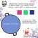 Ice -cat -cat, d = 60 cm, thickness 4 cm, color mix
