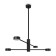 Freya FR5363CL-04B TACTIC, 845x845x775 mm ceiling lamp, GX53, 4x32W, black color