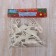 Christmas tree toys 4 pcs. “Winter magic. White jumping deer »Plastic, 9x5 cm