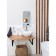 Optima bathroom set, light blue color