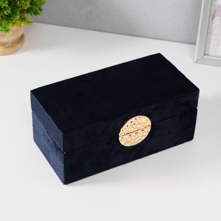 Casket Textile "Nucleus" blue 12x25x7.8 cm