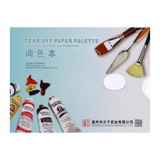 Palette Paper Size 23 x 30.5 cm, placed for oil, acrylic, water paints, density 60 g/m