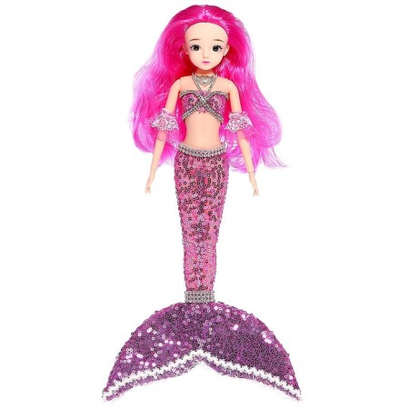 Doll Fairy -tale hinge "Magic Mermaid", sound, light-5
