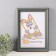 Photo frame plastic "Babylon" 21x30 cm, emerald
