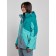 Ski jacket female, size 56, dark green color