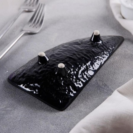 Ceramic serving dish "Lunar Trail", 19.5 × 10.5 cm-2