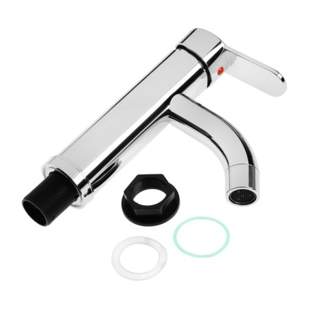 Zein Z3654 sink mixer, single-leaf, pour height 8 cm, ABS plastic, chrome-10