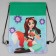 A bag for shoes "Girl with a fox" non -core canvas, size 30 x 40 cm