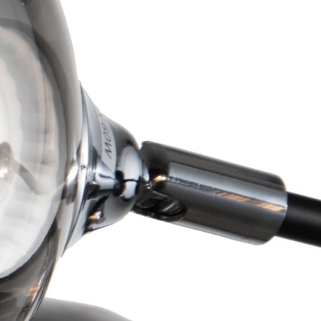 Lagos chandelier, 8x60W E27, black color-2