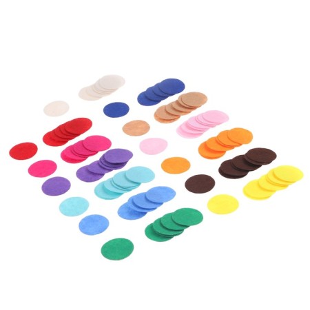 Fetir wheels for creativity and decor "circles", 250 pcs., Size 1 pc. - 3 cm, color mix