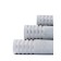 Terry towel Bio-Textiles “Ring”, with a curb, 380 gr, size 70x140 cm, color light gray