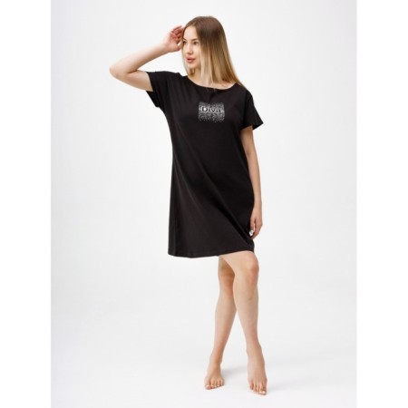 Night shirt female diva, size 48, black color-3