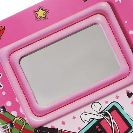 Notepad 60 sheets (12.7 x 19.3 cm) Mazari "Make Up", with a mirror, a linked inner block, 70 g/m2, 4 design mix-3