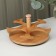 A set of glass salad bowls on a stand, 95 ml, size 23 × 13 cm